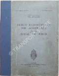Design Requirements for Aeroplanes for the Royal Air Force by Air Ministry